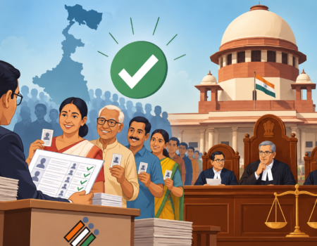West Bengal voter appeals and electoral roll restoration process under Supreme Court review.
