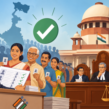 West Bengal voter appeals and electoral roll restoration process under Supreme Court review.